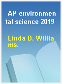 AP environmental science 2019