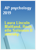 AP psychology 2019
