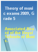 Theory of music exams 2009, Grade 5