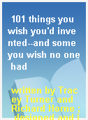 101 things you wish you