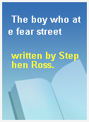 The boy who ate fear street