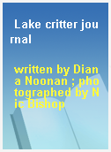 Lake critter journal