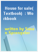 House for sale(Textbook)  : Workbook