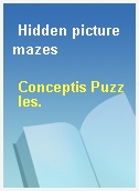 Hidden picture mazes