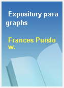 Expository paragraphs