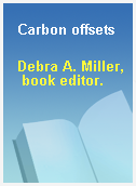 Carbon offsets