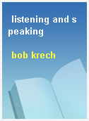 listening and speaking