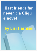 Best friends for never  : a Clique novel
