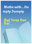 Maths with...Humpty Dumpty