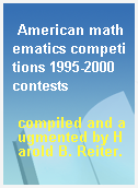 American mathematics competitions 1995-2000 contests