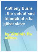 Anthony Burns  : the defeat and triumph of a fugitive slave