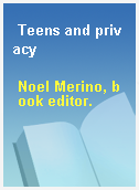 Teens and privacy