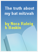 The truth about my bat mitzvah