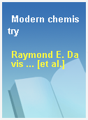 Modern chemistry