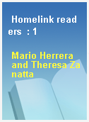 Homelink readers  : 1