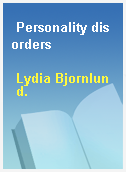 Personality disorders