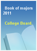 Book of majors 2011
