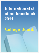 International student handbook 2011