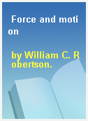 Force and motion