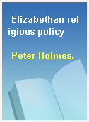 Elizabethan religious policy