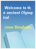 Welcome to the ancient Olympics!