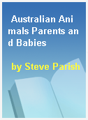 Australian Animals Parents and Babies