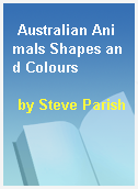 Australian Animals Shapes and Colours