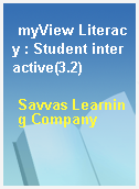 myView Literacy : Student interactive(3.2)