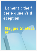 Lament  : the faerie queen