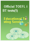 Official TOEFL iBT tests(1)
