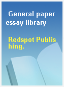 General paper essay library