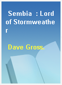 Sembia  : Lord of Stormweather