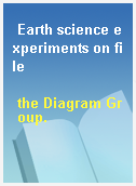 Earth science experiments on file