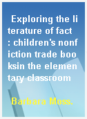Exploring the literature of fact  : children
