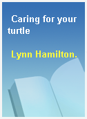Caring for your turtle