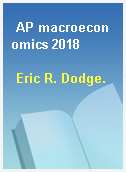 AP macroeconomics 2018
