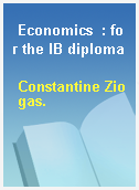 Economics  : for the IB diploma