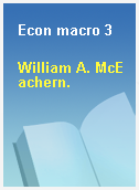 Econ macro 3