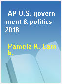 AP U.S. government & politics 2018