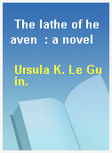 The lathe of heaven  : a novel