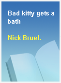Bad kitty gets a bath