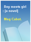 Boy meets girl  : [a novel]