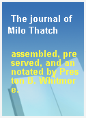 The journal of Milo Thatch