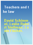 Teachers and the law