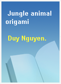 Jungle animal origami