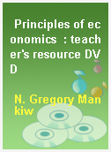 Principles of economics  : teacher