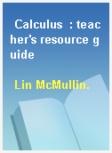 Calculus  : teacher