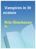 Vampires in literature