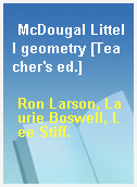 McDougal Littell geometry [Teacher