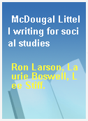 McDougal Littell writing for social studies